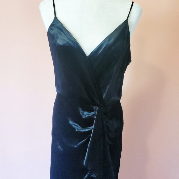 NEW Ramy Brook Juliana Black Velvet Dress - Picture 2 of 7